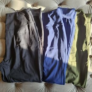 Soothfeel Fleece Lined Joggers High Waisted Water Resistant 3 Piece Bundle Sz L